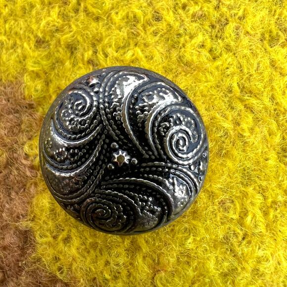 Vintage 90s IB I.B. Diffusion Aztec Southwest Oversized Boiled Wool Jacket XS - Picture 9 of 11